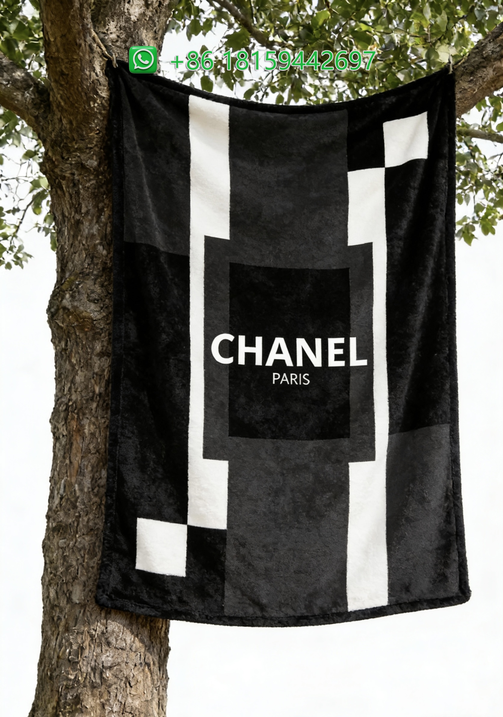 Chanel Throw Blankets